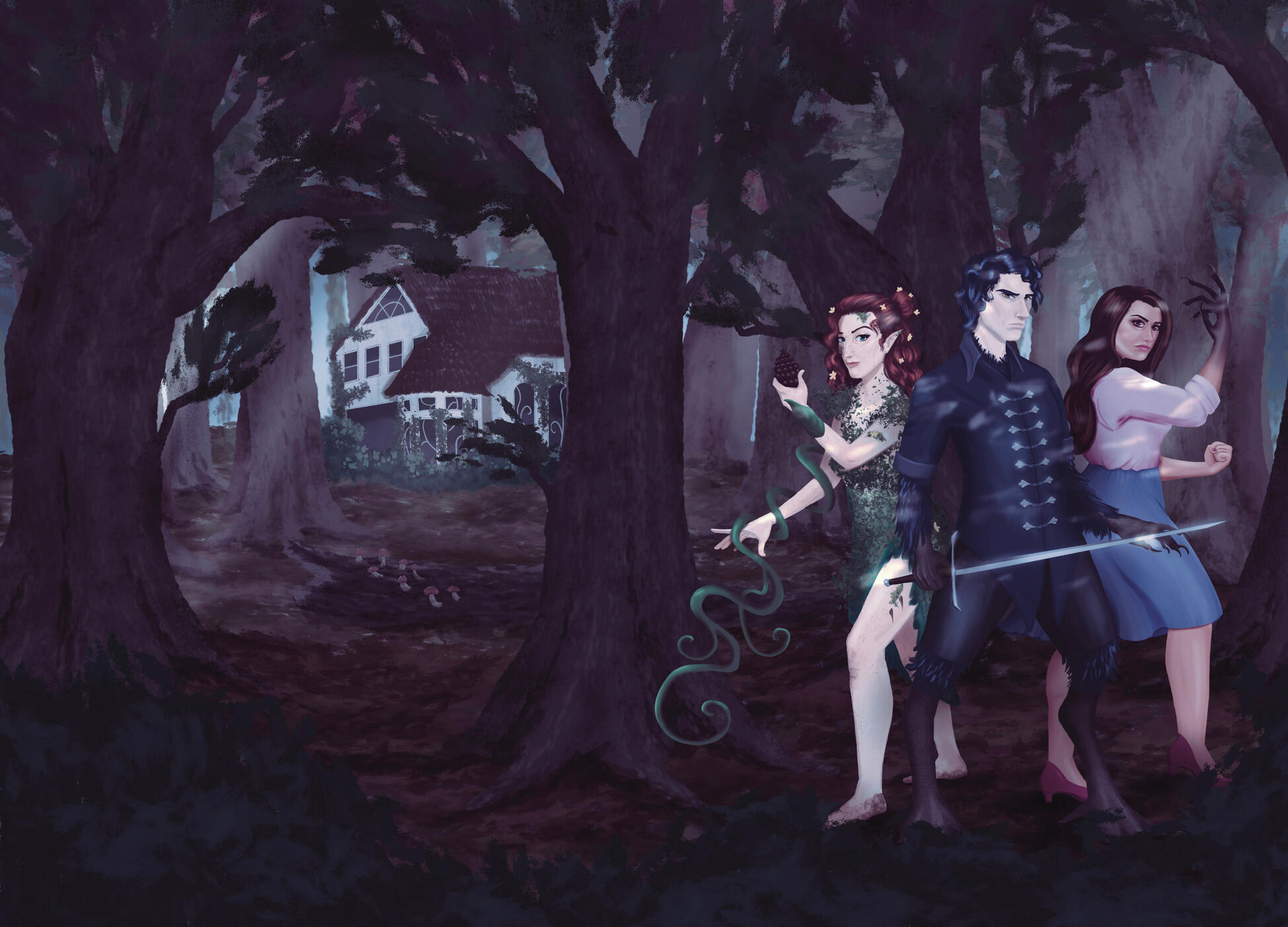 A Fowl Company by Lizzie Strong, shown without typesetting